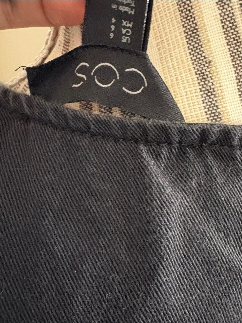 COS Black Sleeveless Wide-Leg Cotton linen Jumpsuit Pockets 6 quiet luxury